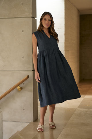 LINEN DRESS POSEIDON