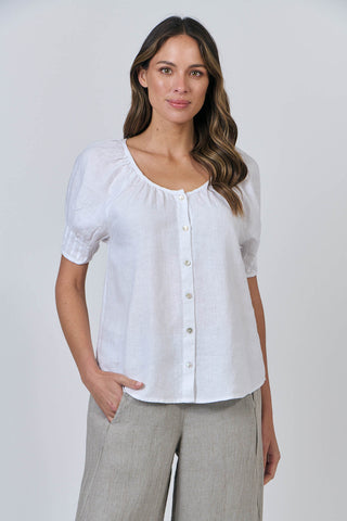 LINEN SHIRT WHITE
