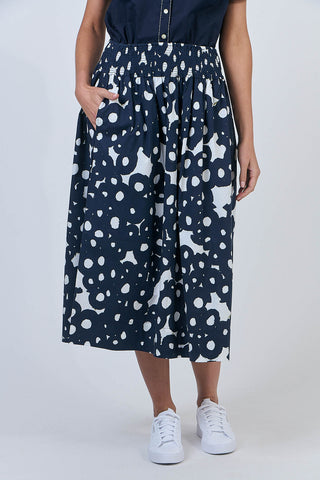 COTTON SKIRT INK
