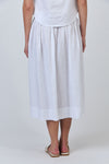 LINEN SKIRT WHITE