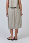 LINEN PANELLED SKIRT