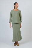 LINEN TOP OREGANO