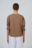 COTTON POPLIN TOP COOKIE