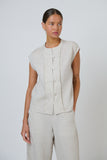 LINEN SAND SHIRT