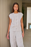 LINEN SAND SHIRT