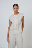 LINEN SAND SHIRT