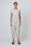 LINEN SAND SHIRT