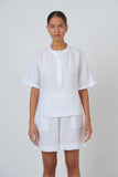LINEN WHITE TOP