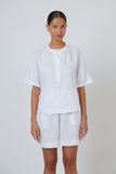 LINEN WHITE TOP