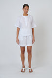 LINEN WHITE TOP
