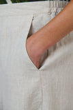 LINEN SAND PANTS