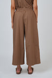 COTTON POPLIN PANTS COOKIE