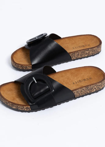 BUCKLE SLIDE BLACK