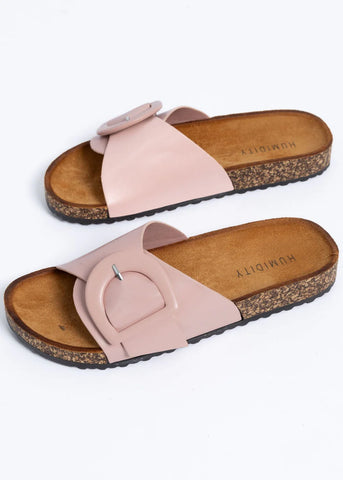 BUCKLE SLIDE PINK
