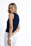 COLLETTE TANK DEEP NAVY
