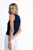 COLLETTE TANK DEEP NAVY