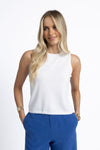COLLETTE TANK WHITE