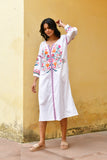 HUMMINGBIRD EMBROIDERED KAFTAN