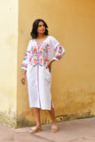 HUMMINGBIRD EMBROIDERED KAFTAN