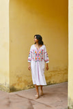 HUMMINGBIRD EMBROIDERED KAFTAN