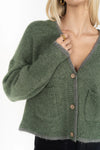 ROMI CARDI GREEN/GREY