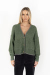 ROMI CARDI GREEN/GREY