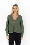 ROMI CARDI GREEN/GREY