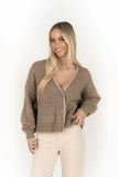 ROMI CARDI HAZELNUT