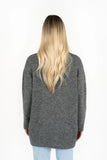 LATITUDE CARDI CHARCOAL