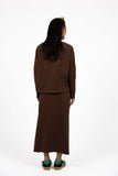 BANTER SKIRT CHOCOLATE
