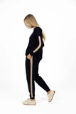 KNIT CONTRAST MERCI PANT
