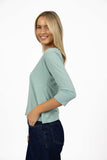 STELLA V-NECK SURF GREEN