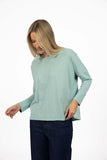 DIPPY L/S TEE SURF GREEN