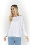 DIPPY L/S TEE WHITE