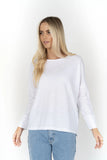 DIPPY L/S TEE WHITE