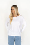 DIPPY L/S TEE WHITE