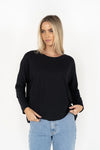 DIPPY L/S TEE SLATE