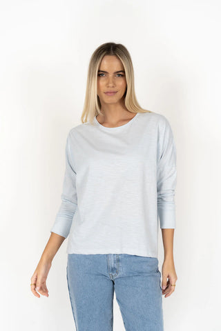 DIPPY L/S TEE ICE BLUE