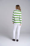 RELAXED RUGBY TOP LEAF GREEN