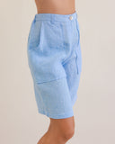 LINENT CHAMBRAY SHORT