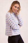 SARA GREY/BLUE JUMPER