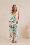 LINEN MARRAKESH HIGH WAISTED WIDE LEG PANT
