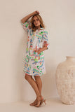 LINEN MARRAKESH SHIRTMAKER DRESS