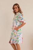 LINEN MARRAKESH SHIRTMAKER DRESS