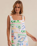 LINEN MARRAKESH LONG DRESS