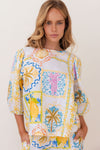 LINEN AMALFI DREAMS TOP