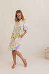 LINEN AMALFI DREAMS SHIRTMAKER DRESS