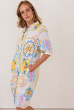 LINEN AMALFI DREAMS SHIRTMAKER DRESS