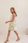LINEN AMALFI DREAMS SHIFT DRESS