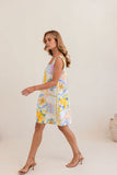 LINEN AMALFI DREAMS SHIFT DRESS